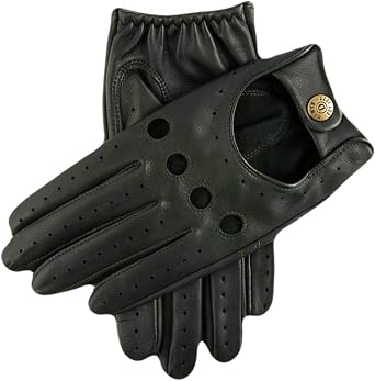 Dents Mens Delta Classic Leather Driving Gloves - British Racing Green