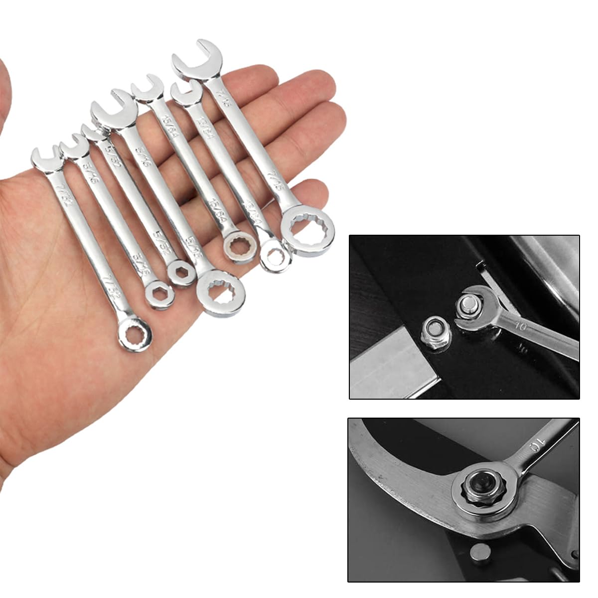 Mini Wrench Set - Compact Tool Kit -4