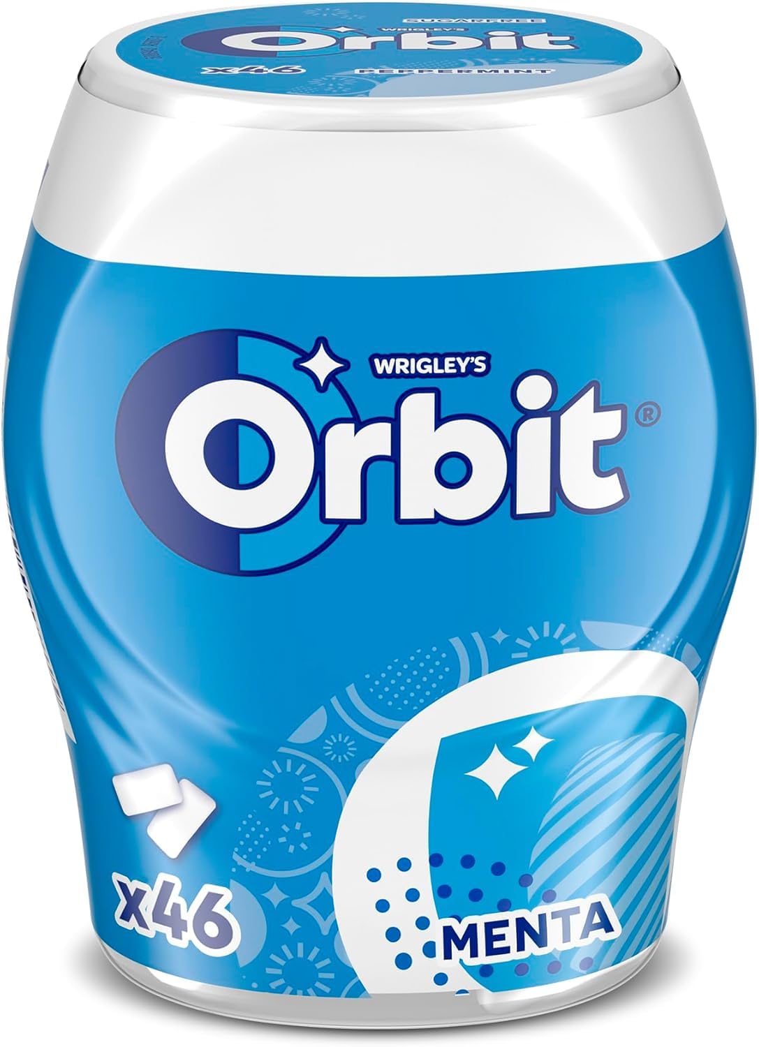 Orbit Chicles Sin Azúcar Sabor Menta Fresco Intenso Larga Duración Gragea 6x46