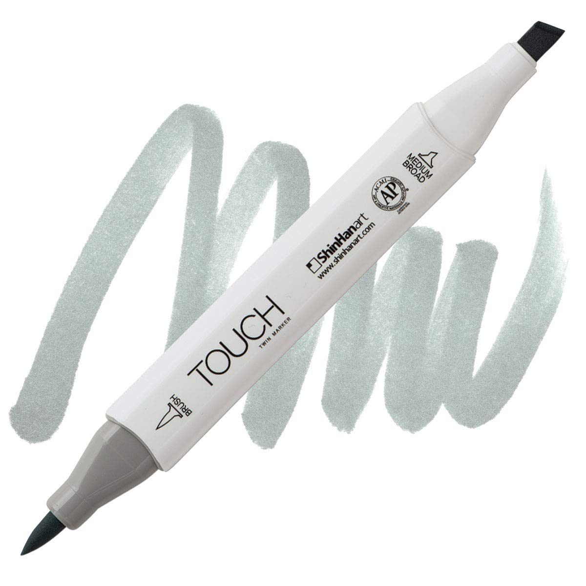 ShinHan Touch Twin Brush Markers Green Grey 3 GG3