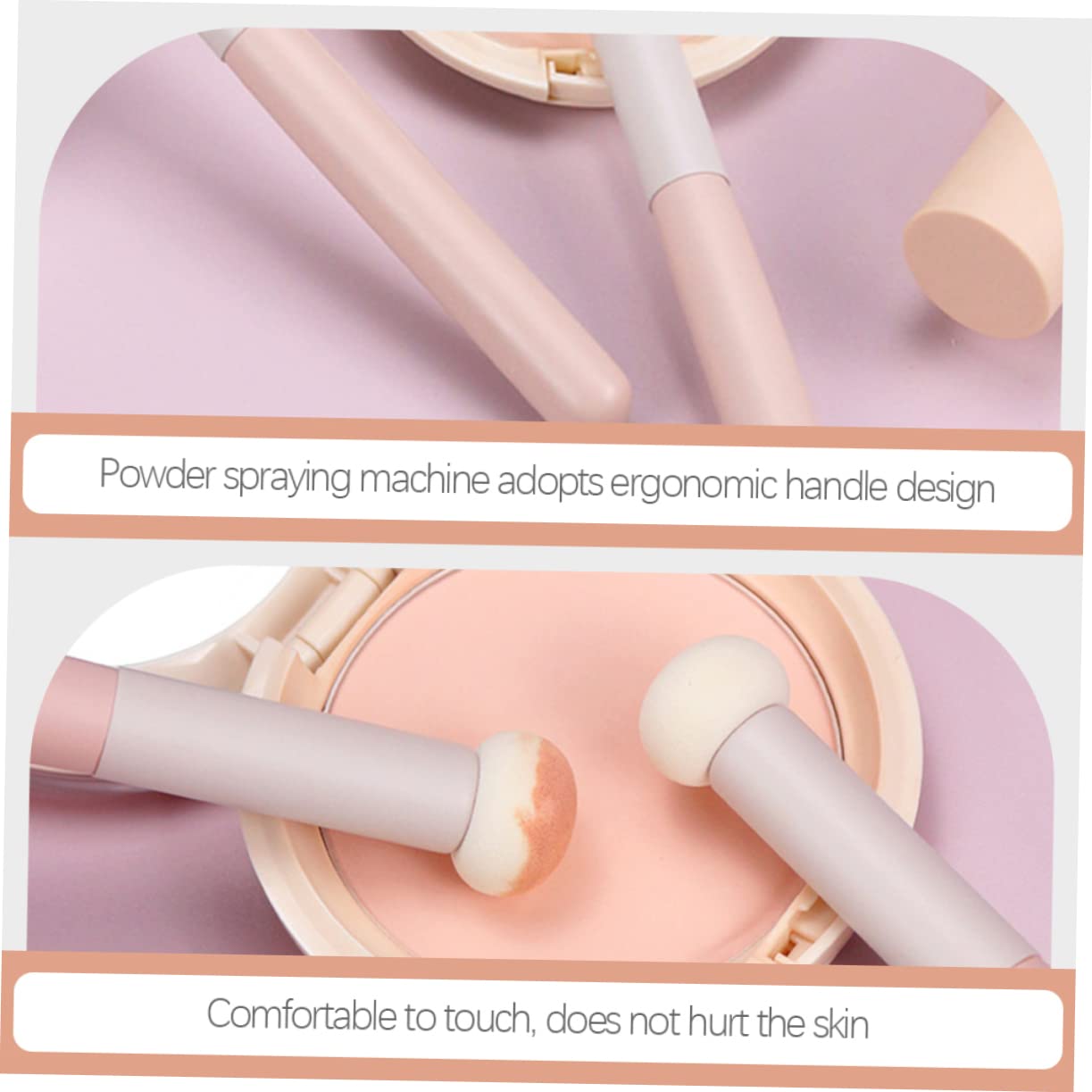 HAKIDZEL 4Pcs Mushroom Head Concealer Brush Soft Makeup Sponges for Foundation Application Skin Friendly Puff Brushes for Women for Liquid and Makeup