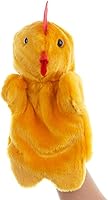 Vista 3 de Marionetas de mano de pollo de peluche de gallina juguetes para imaginativos juegos de simulación de cuentos regalos para niños