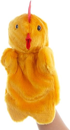 Miniatura 3 de Marionetas de mano de pollo de peluche de gallina juguetes para imaginativos juegos de simulación de cuentos regalos para niños