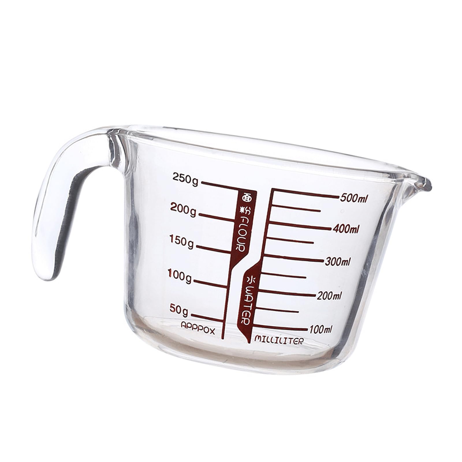 Hredyqw Glass Measuring Cup With Markings For Baking Cooking And Mixing Large Capacity Kitchen Essential