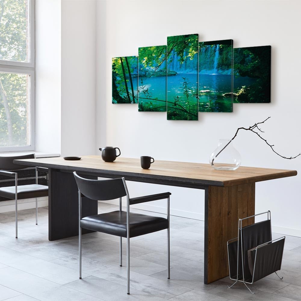 murando Tableau Acoustique Paysage 225x112,5 cm 5 Parties Décoration Isolation Phonique Bureau Chambre Panneau Insonorisant Impression sur Toile Aurores boréales Paysage c C 0192 b m murando Tableau Acoustique Paysage 225x112,5 cm 5 Parties Décoration Isolation Phonique Bureau Chambre Panneau Insonorisant Impression sur Toile Aurores boréales Paysage c C 0192 b m