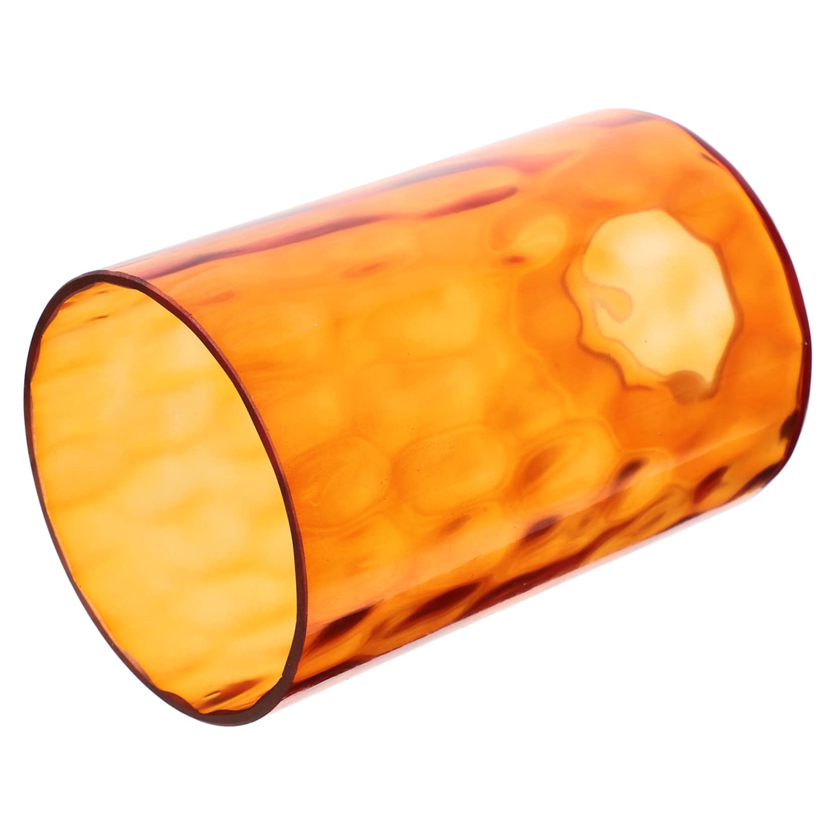 HOLIDYOYO Orange Glass Light Shade with Stone Texture, Stable and Not Easy to Deform, Creative Modern Pendant Lamp Shade for Home Decoration