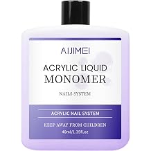 Acrylic Liquid Monomer for Long Lasting 40ml Acrylic Liquid Professional Nail Art Supplies Suitable for Salon and Home 1pcs