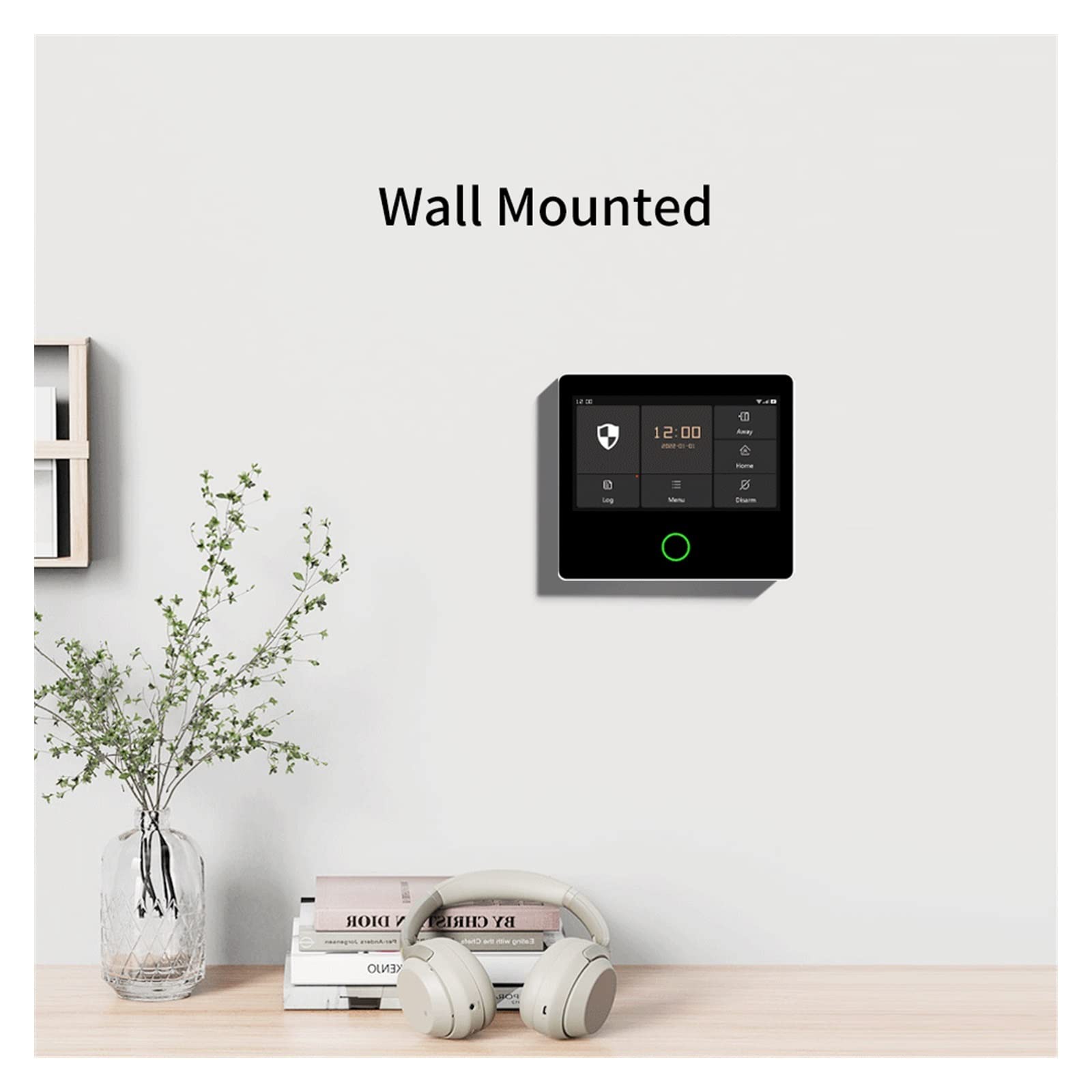 Sistema di Allarme di Sicurezza Domestica, di Allarme Sicurezza Domestica 4G Wireless Tuya Smart Burglar Kit Sirena Integrata Funziona con Telecomando App(Set-O 9Kit)