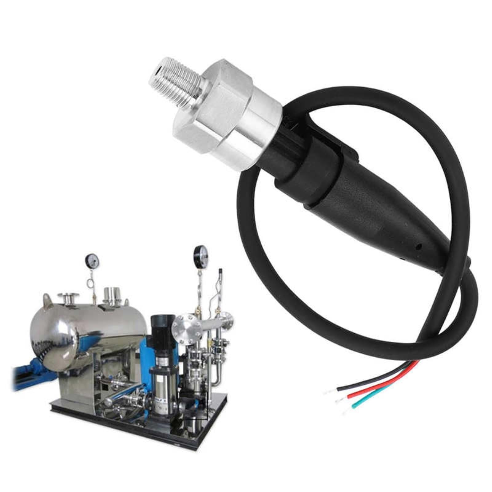 Compatible Con Sensor Temperatura Presión Aire Combustible Aceite Motor 1/8in 27NPT DC 0,5-4,5 V 0-10Mpa Rendimiento Estable
