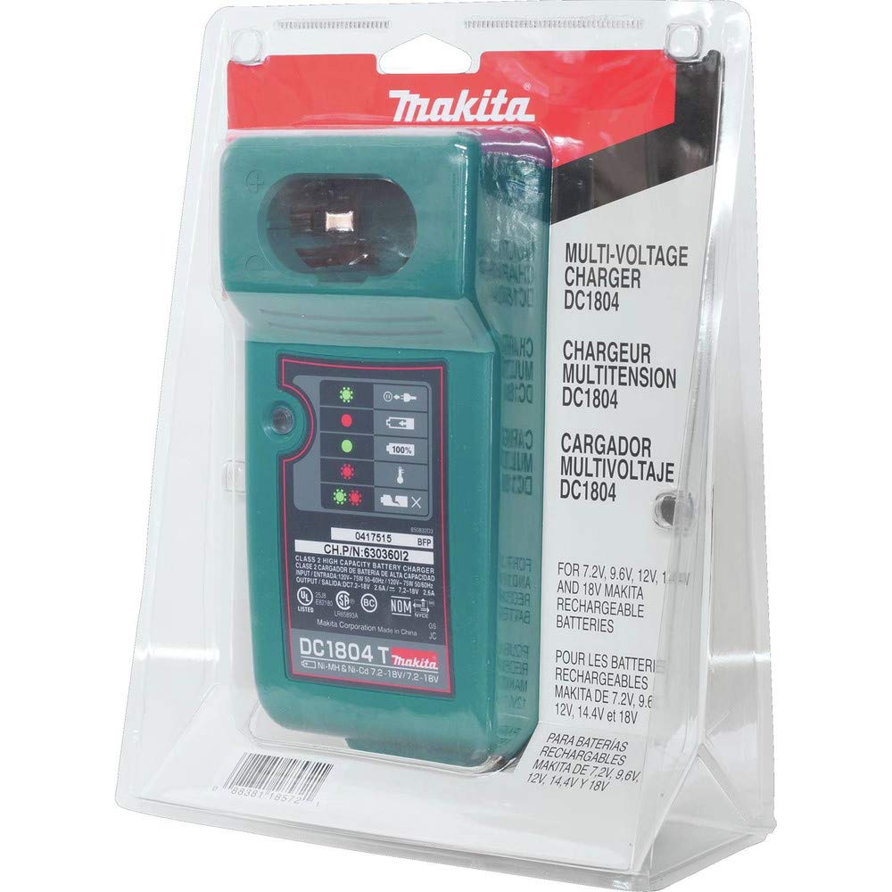 CHARGEUR MAKITA NI-CD / NI-MH 7,2 À 18 V DC1804 -194149-7