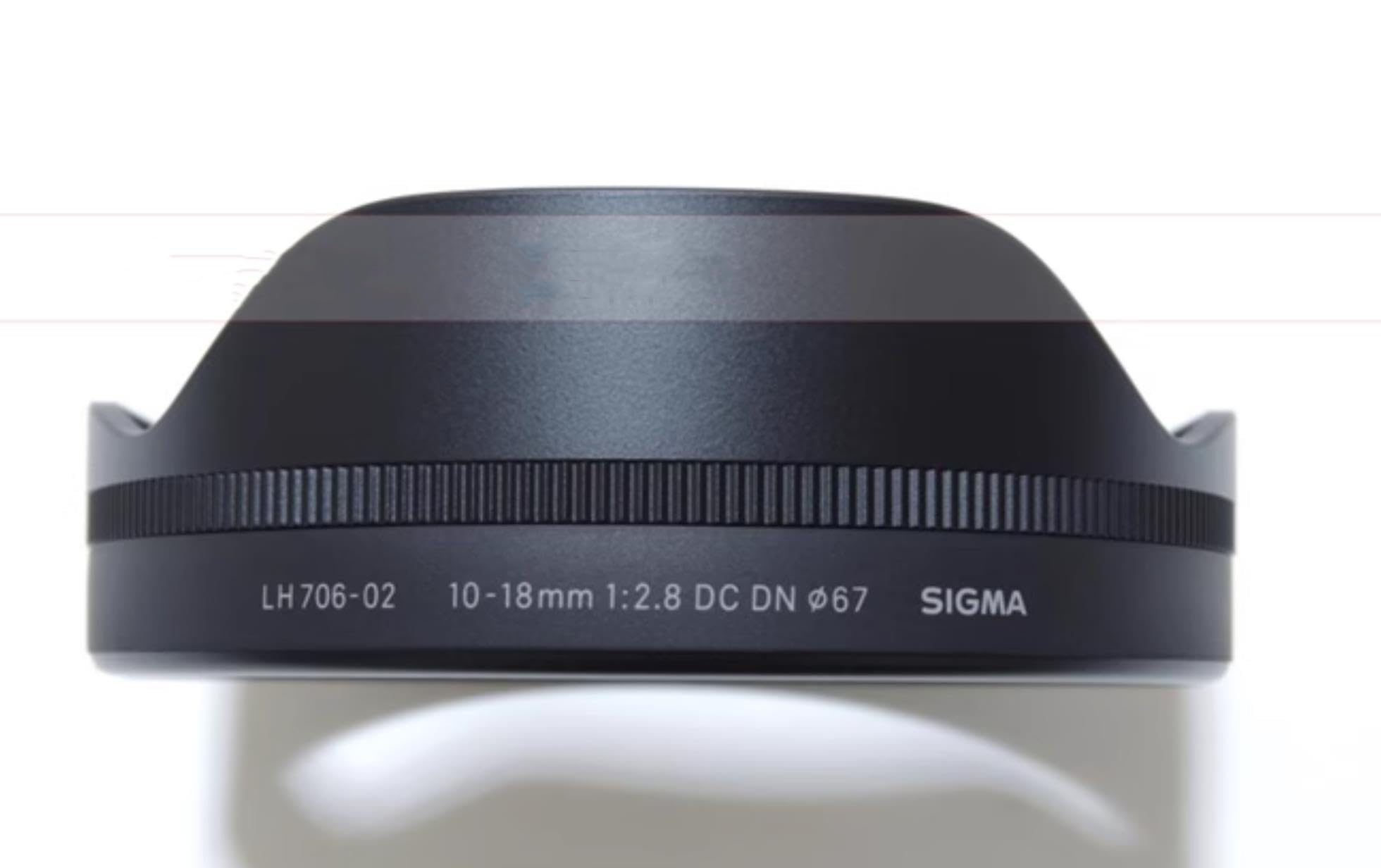NEW Genuine 67mm Lens Hood LH706-02 Compatible with Sigma 10-18mm f/2.8 DC DN