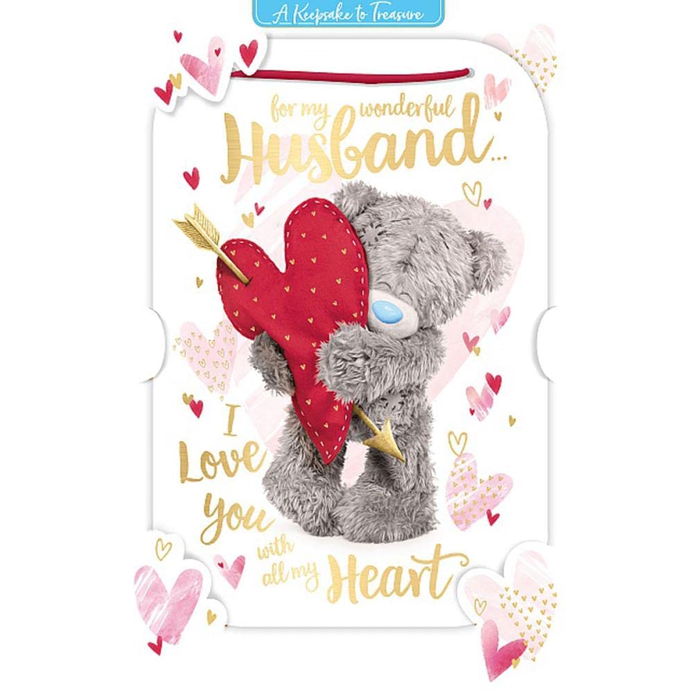 3D Holographic Keepsake Husband Me To You Valentine's Day Card