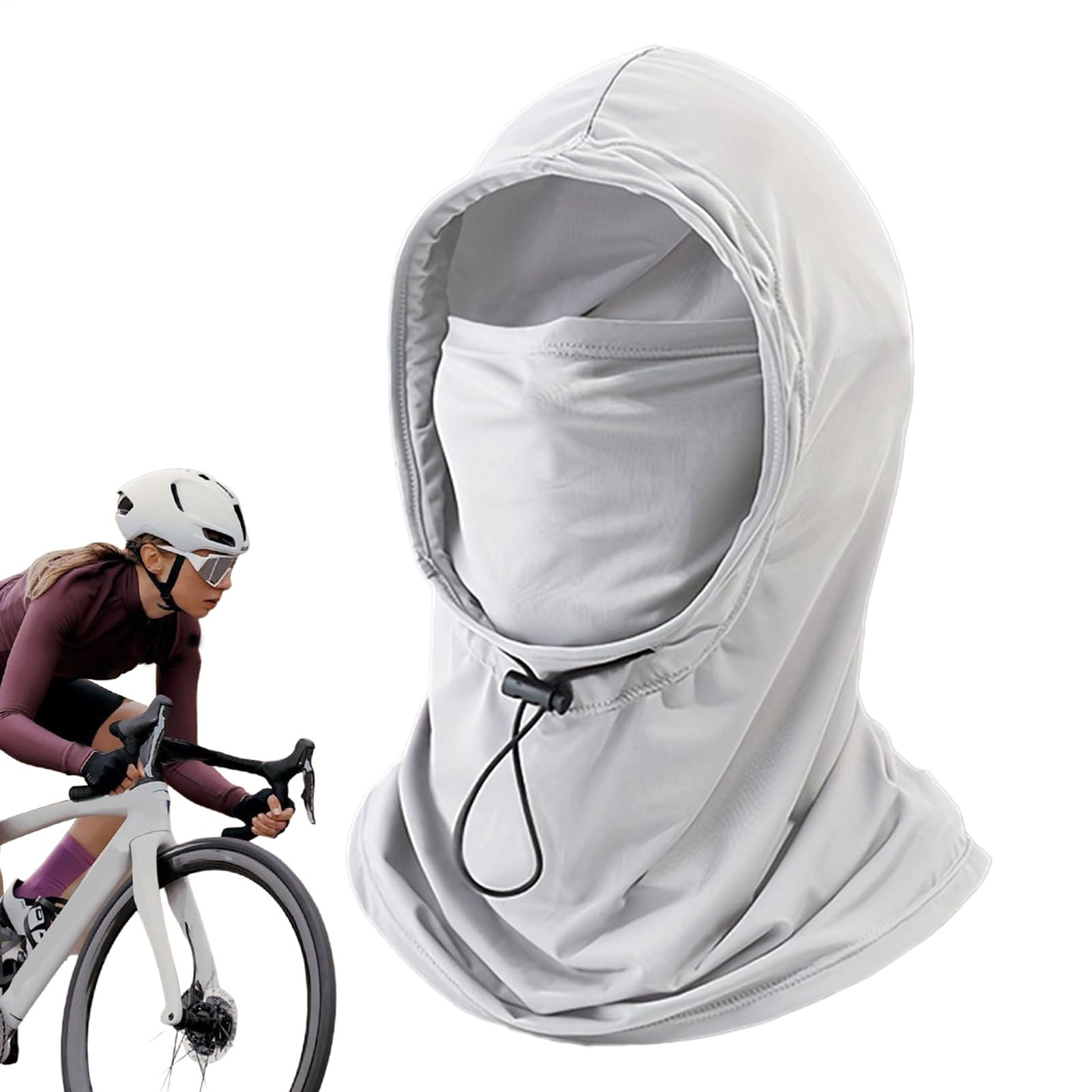 Máscara de protección solar – UPF 50+ Protección UV Sombrero con protección para el cuello | Protección facial transpirable para deportes, escalada, senderismo, ciclismo, actividades al aire libre
