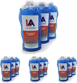 L.A. LOOKS SPORT XTRME HLD GEL 20 OZ (Pack of 12)