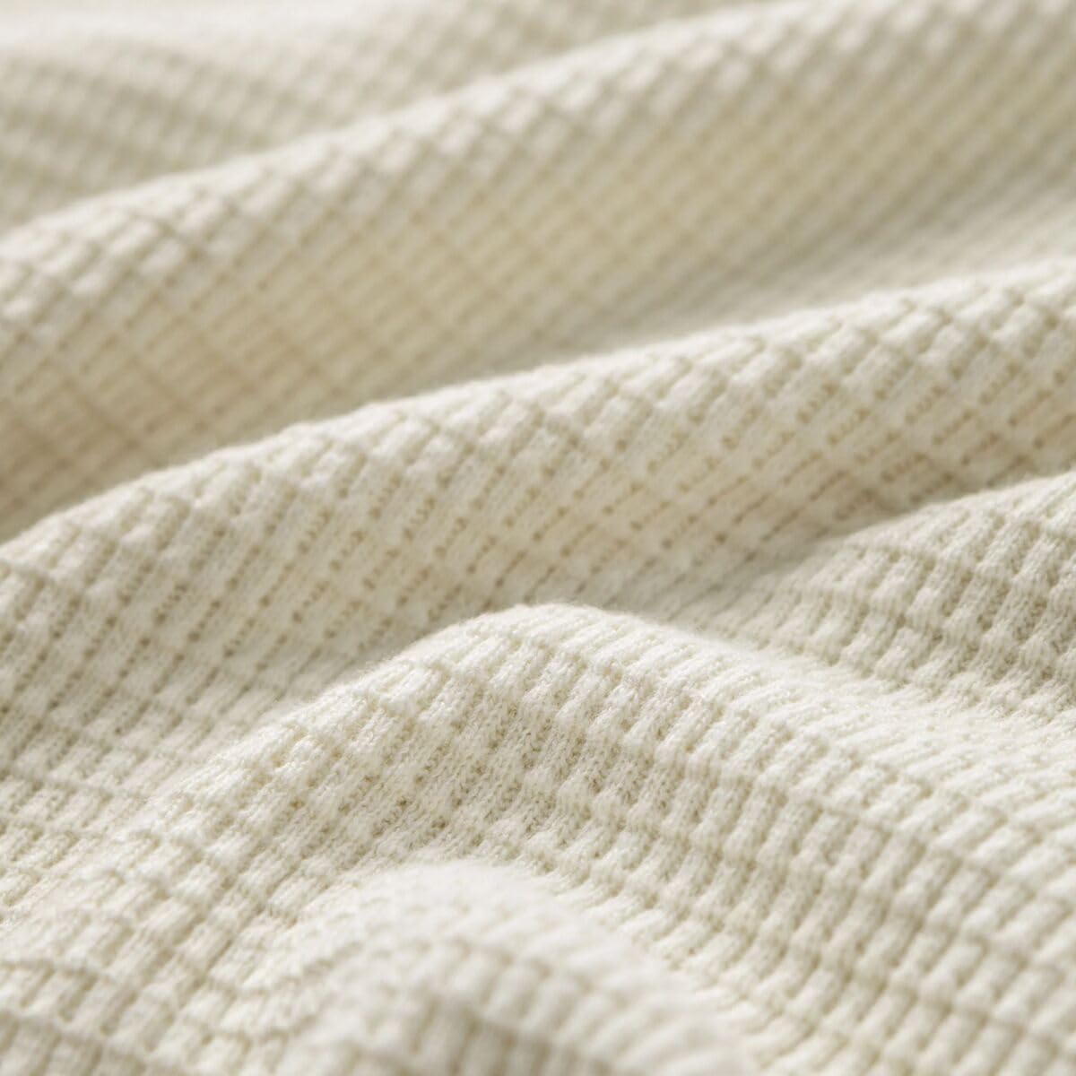 Vintage White Thermal LS Henley by Seager Co. - Image 7