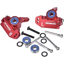 OGRC Al minyum Ala m 2WD  n Tekerlek Blo u ve Direksiyon Bloklar  kiti, Bilyal  Rulmanlarla Y kseltme, Traxxas 2WD Slash, Stampede, Rustler Par a De i tirme #3632#3736 K rm z