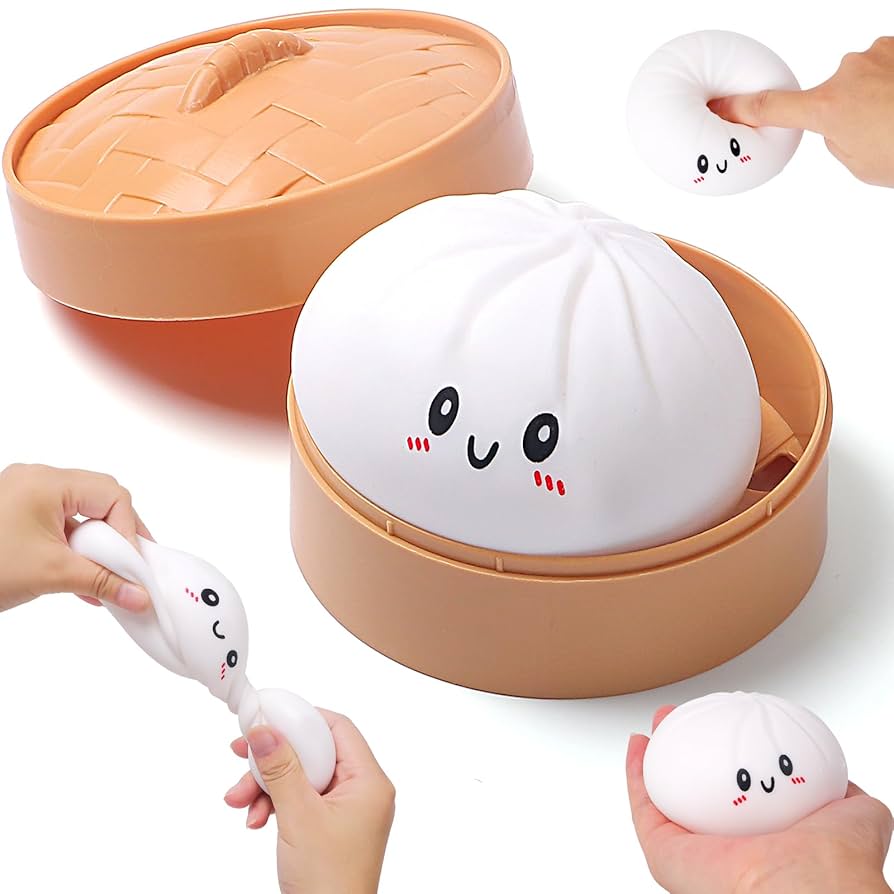 トップス Ans Dotsloevner BALLOON FOODIE 24ss S Foodie Fidgets Squishy Bao Bun and Dumplings Fidgets for