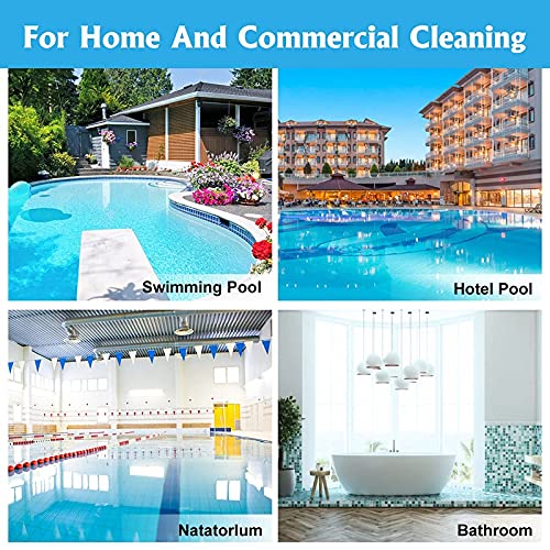 Pasotim Swimming Pool Brush Head, 18-Inch Aluminum Brush Head, for Cleaning Walls and Tiles (Not Including Poles)