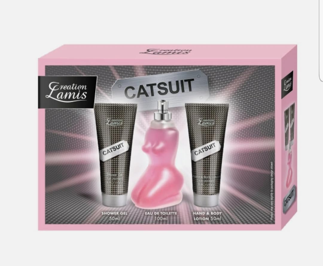 Catsuit set pink 100ml Eau De Parfum Spray For Women Parfum Spray Fragrance 100ml Perfume Shower gel body lotion. Modaleo