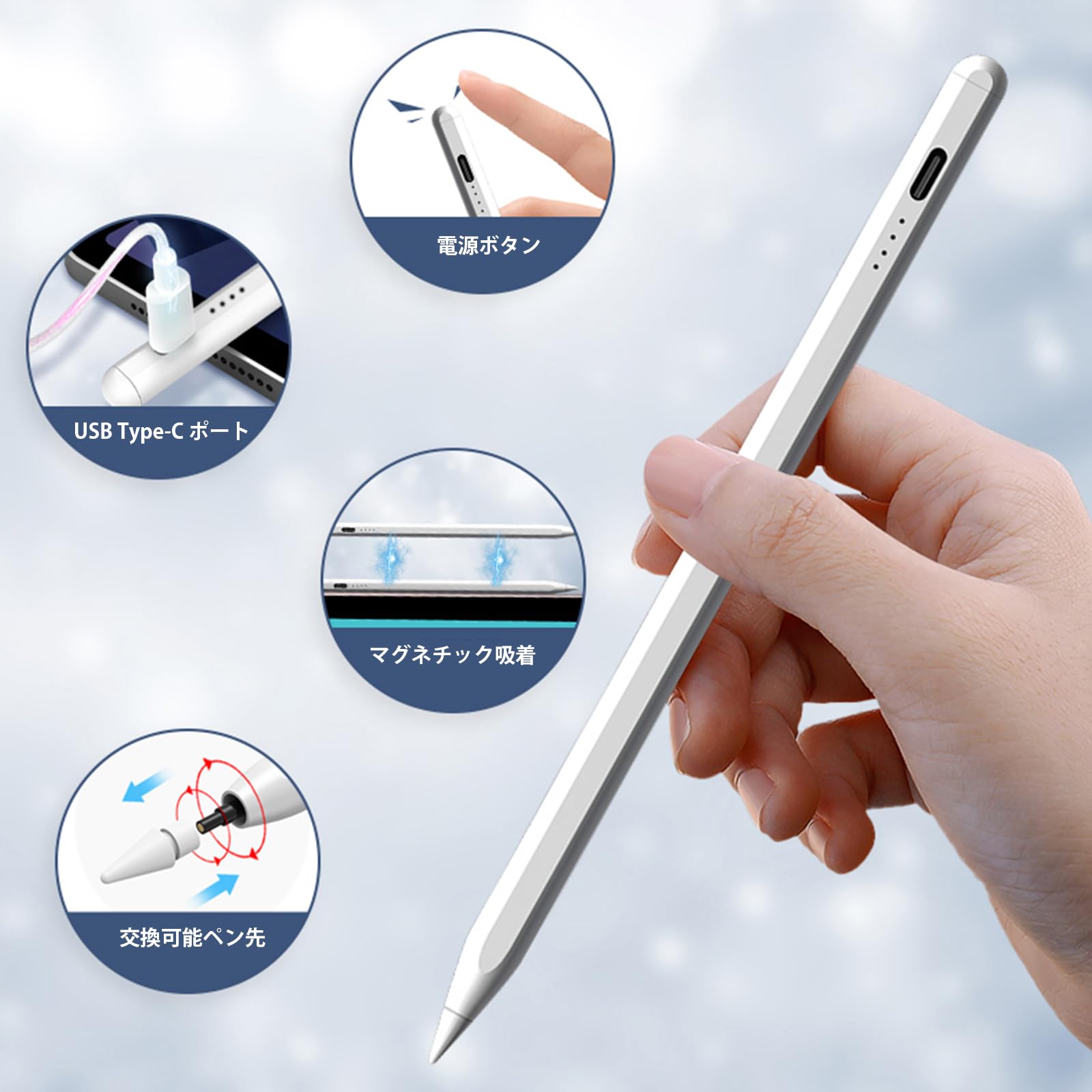 Amazon | 【2025新バージョン USB Type-C急速充電 2018-2025のipadを全