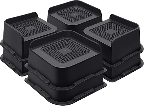 Vista 34 de Elevadores de cama de 4 pulgadas resistentes, elevadores de muebles para cama, escritorio, mesa, sofá, sillón, elevadores de cama de gran