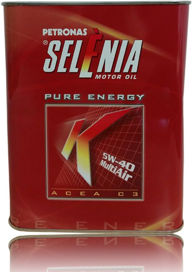 Selenia 1 x 2-Litre Drum of Petronas Pure Energy K 5W-40 ACEA C3 Grade Lubricating Oil