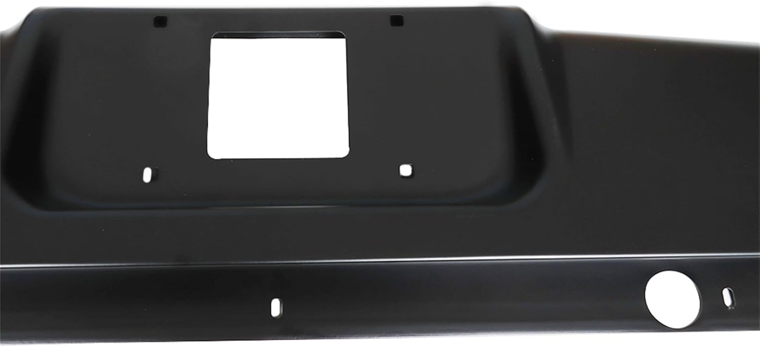 Steel Rear Bumper Roll Pan Replacement for Colorado Canyon Fleetside 2004 2005 2006 2007 2008 2009 2010 2011 2012 with License Plate Light