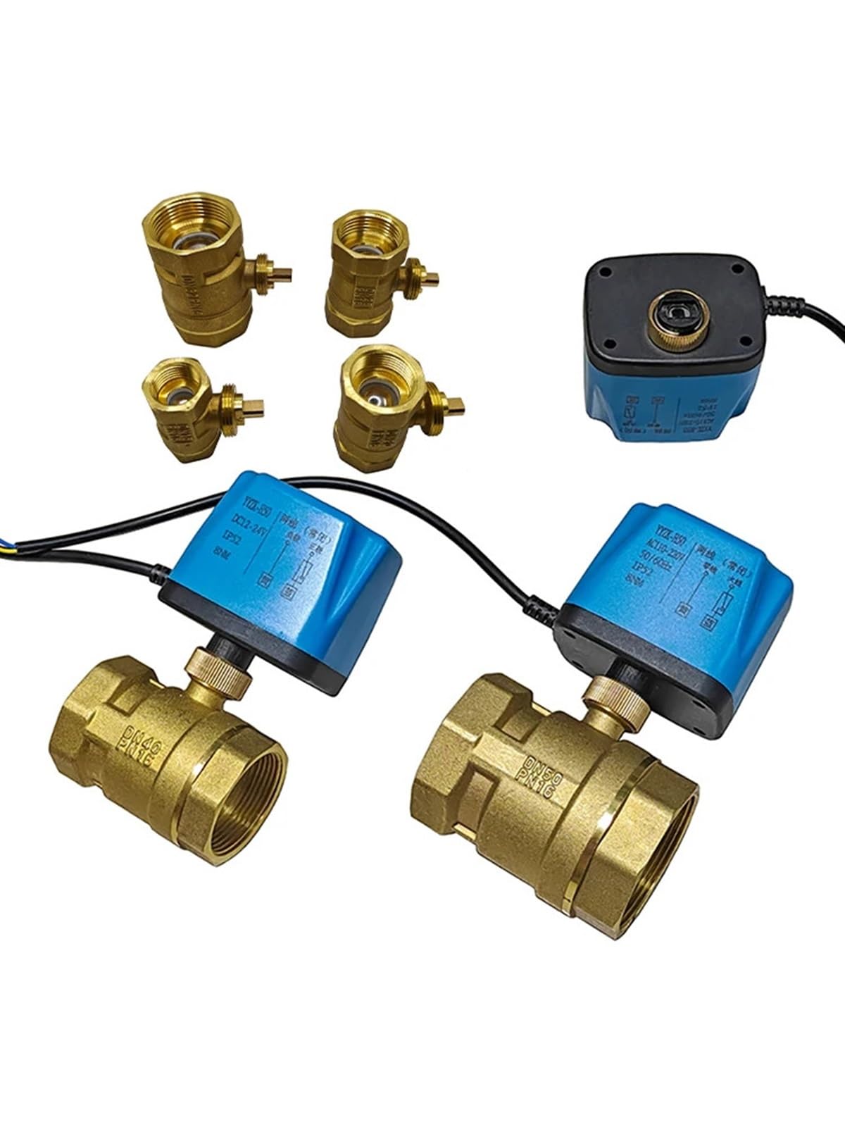 Vanne électrique en laiton 8 N·m gros couple pour automatisation de réseau d'eau