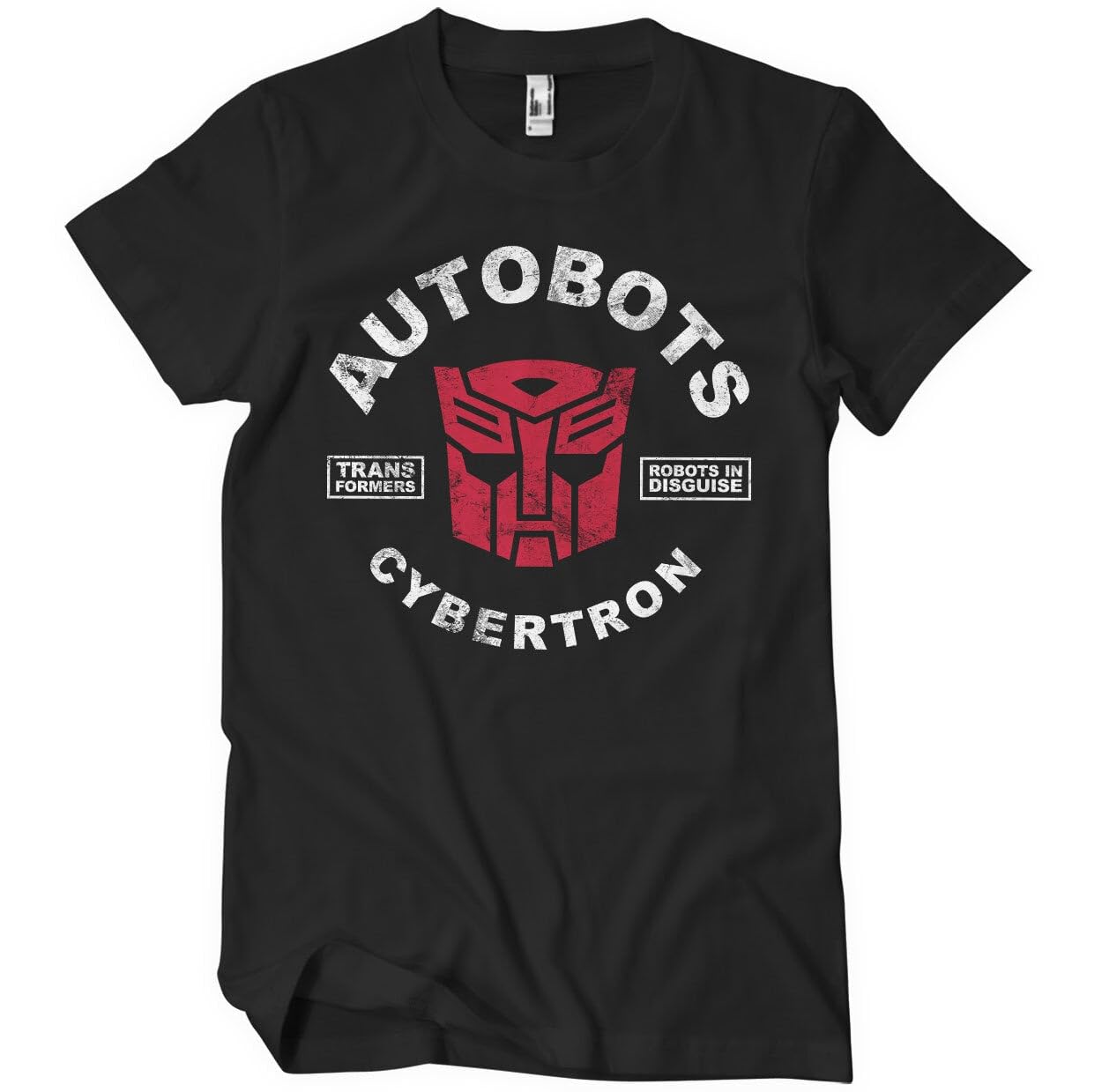 Transformers Officially Licensed Autobots Cybertron Mens T-Shirt (Black), Large