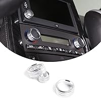 Vista 9 de PIUGILH Cubierta de Perilla de Ajuste de Volumen de Aire Acondicionado Compatible con Corvette C6 2007-2013 Accesorios Interiores, Cubierta