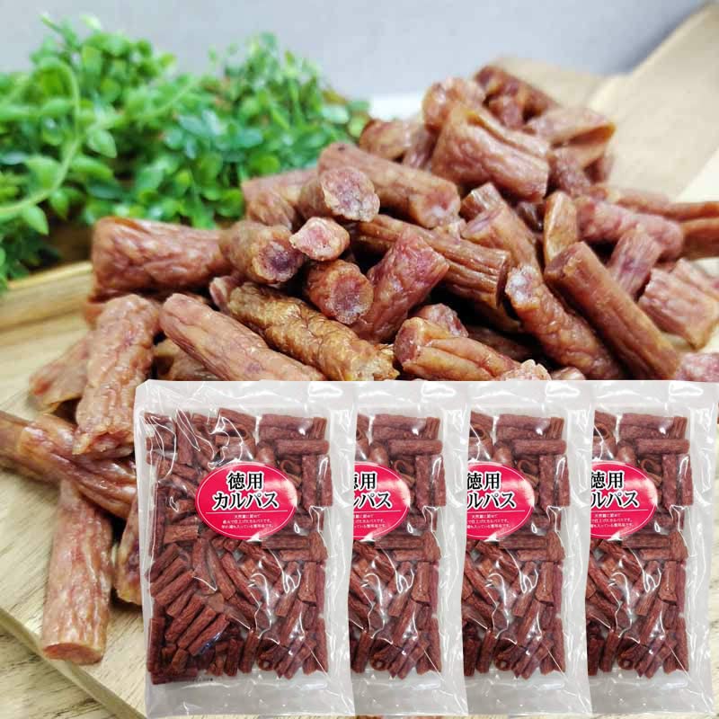 Amazon | 訳あり 無選別 サラミ家 徳用 カルパス 1.2kg (300g×4袋 