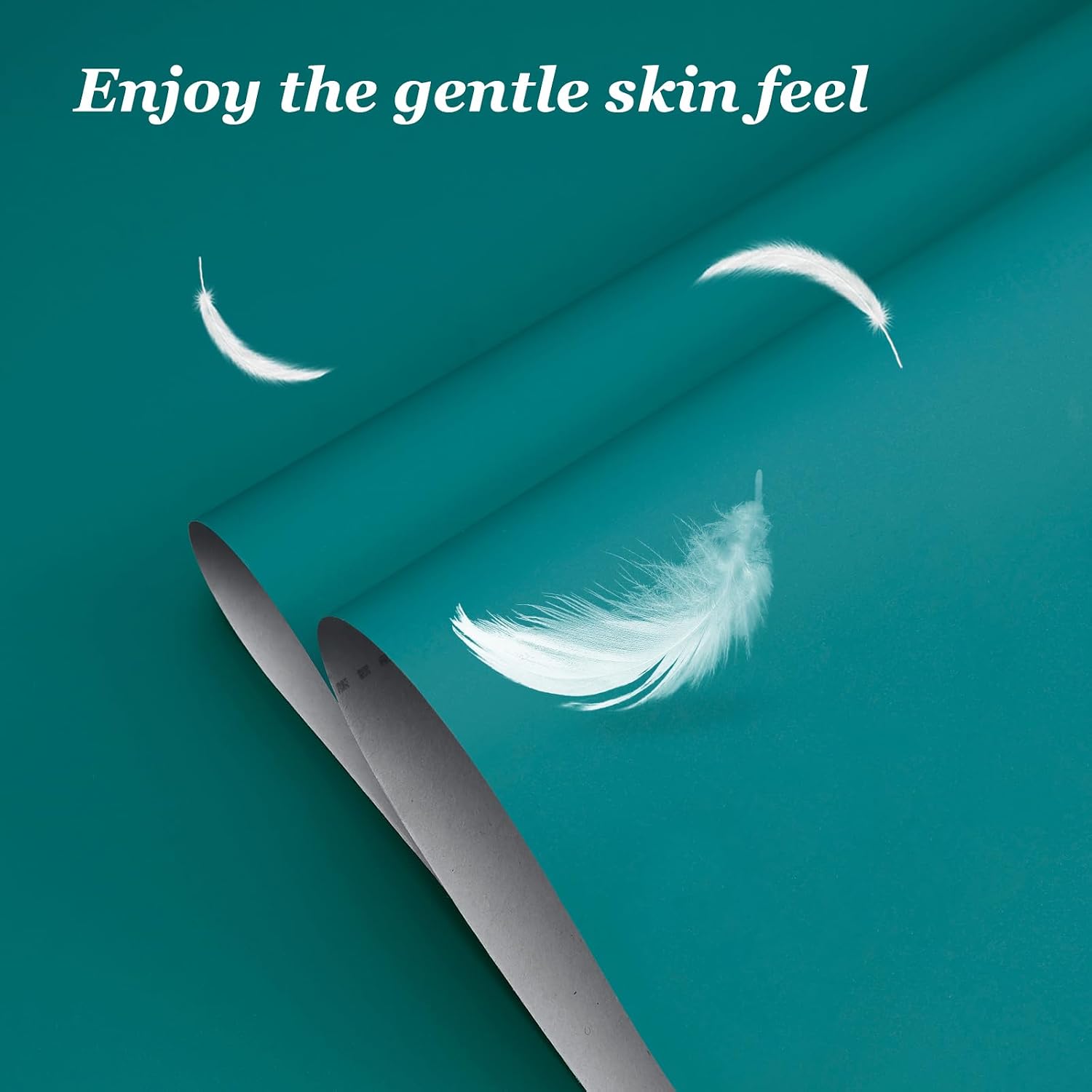 Teal Peel and Stick Wallpaper 15.7"x 118" Solid Color Contact Paper Modern Self-Adhesive Waterproof Vinyl Wall Paper for Room Walls Cabinets Shelf Countertops