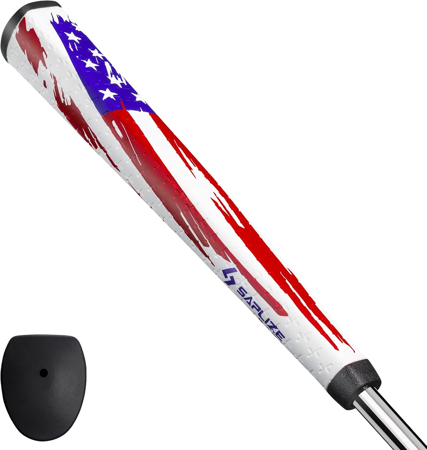 SAPLIZE Golf Putter Grip, Midsize, Lightweight Golf Grips, Pistol Shape Anti-slip Pattern, Choose Between USA Flag Series, Excellent Push for Golfer