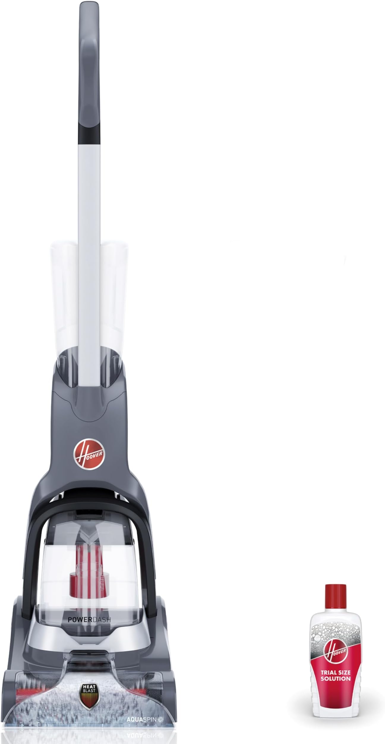 Hoover PowerDash Compact Carpet Cleaner, AquaSpin Brush, Lightweight Design, Dual Tank System, For Carpet & Hard Floors (CDCW-PDME)