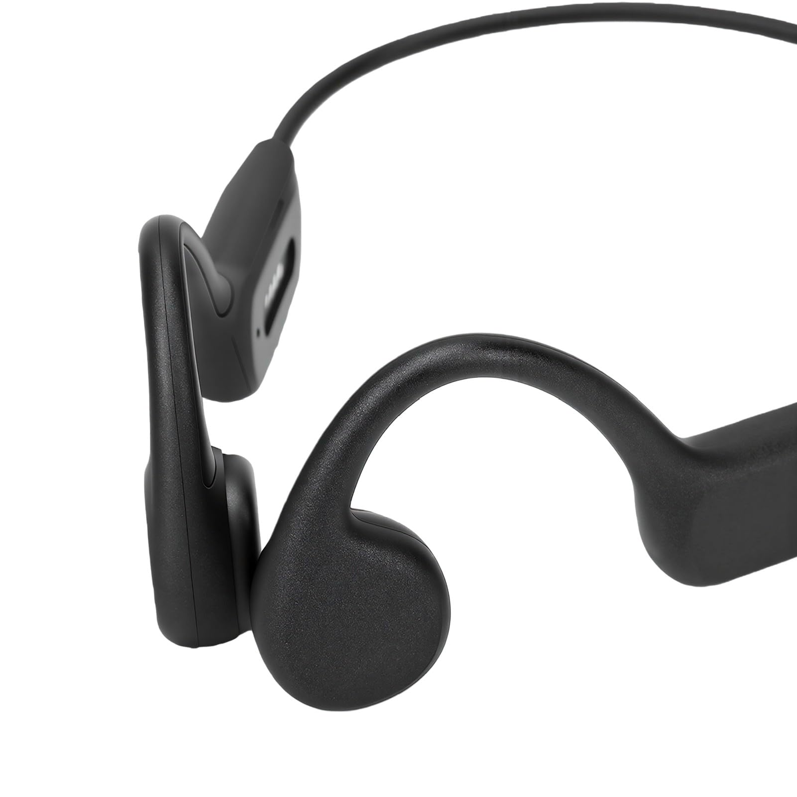 Cuffie a Conduzione Ossea, Auricolari Aperti Impermeabili, Lettore MP3 da 32 GB Cuffie Sportive Auricolari per Corsa Ciclismo Camminata Allenamento Palestra Sport All'aria (BLACK)