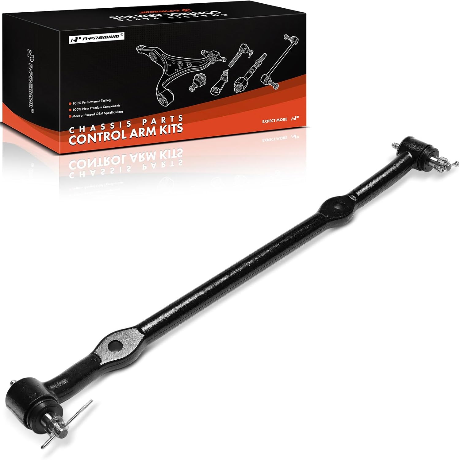 A-Premium Steering Center Link, Compatible with Chevrolet Malibu, El Camino, Monte Carlo & Buick Regal, Century & GMC Caballero & Oldsmobile Cutlass & Pontiac Bonneville, Grand Am, Grand LeMans