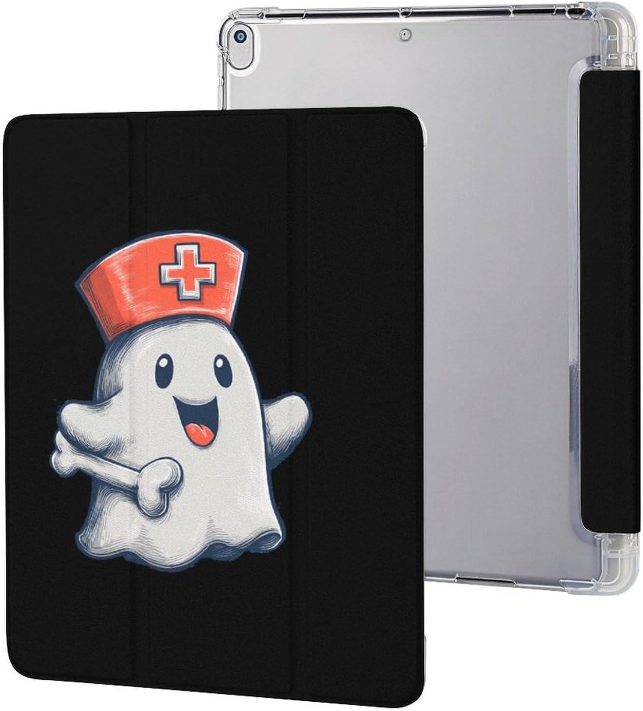 Halloween Funny Ghost Slim Tablet Case Compatible with IPAD Pro/Air3