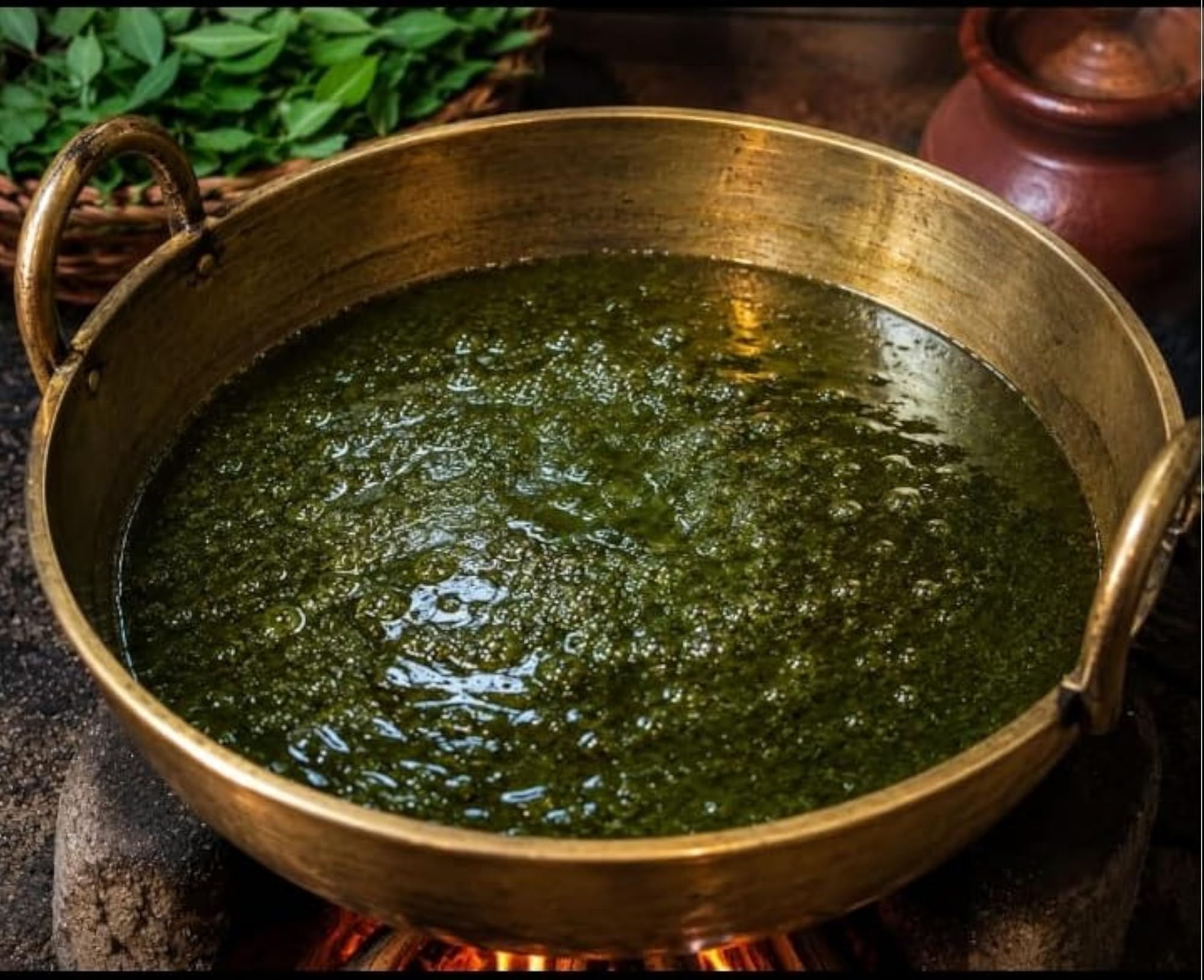 Curry Leaf Hair Oil, Coconut Oil & Herbs Blend