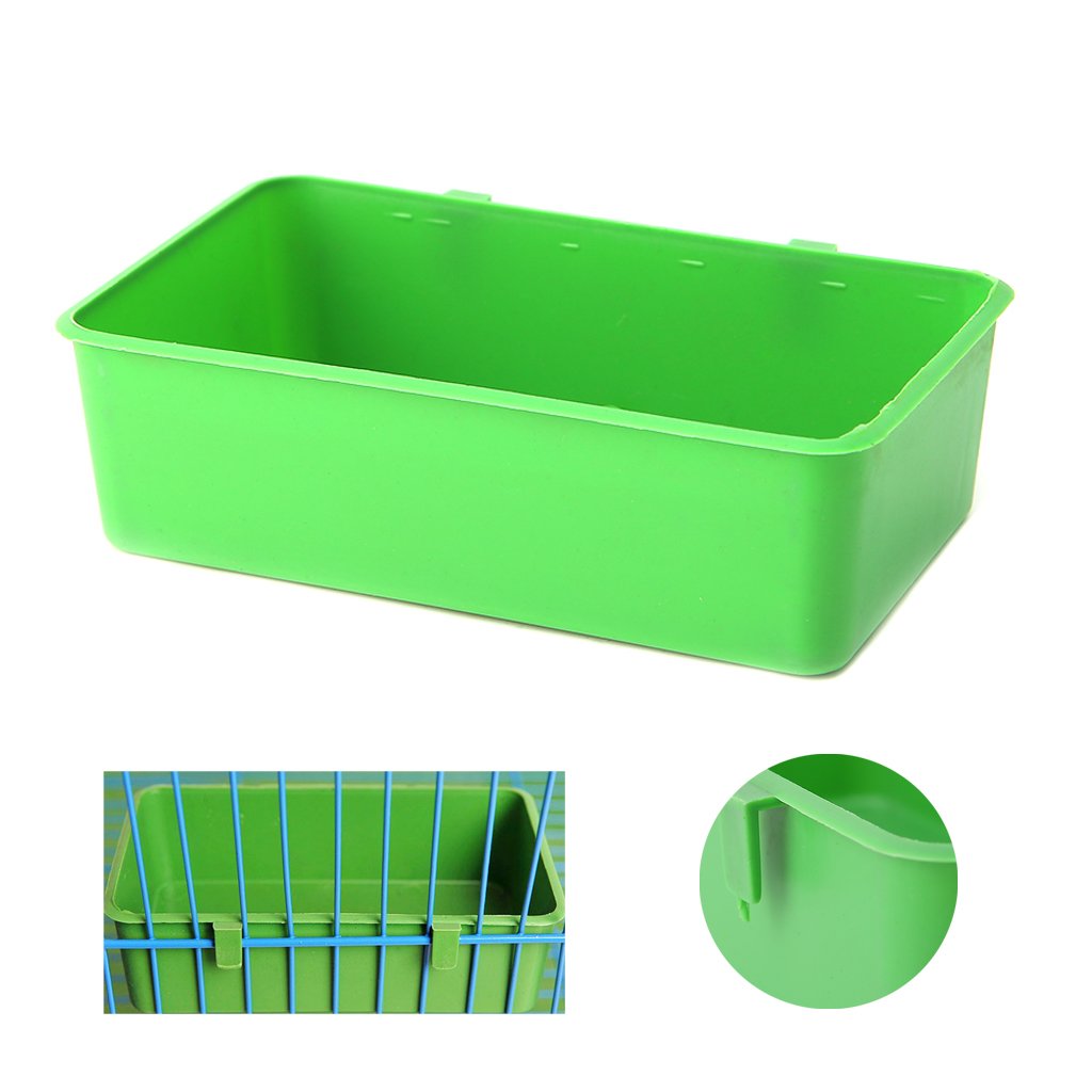 Stebcece Bird bowl for Cage, Plastic Food Water Feeding