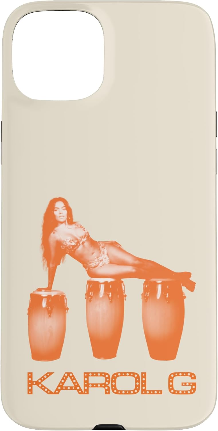 Official Karol G Tropicoqueta Merch Congas Case for iPhone 13