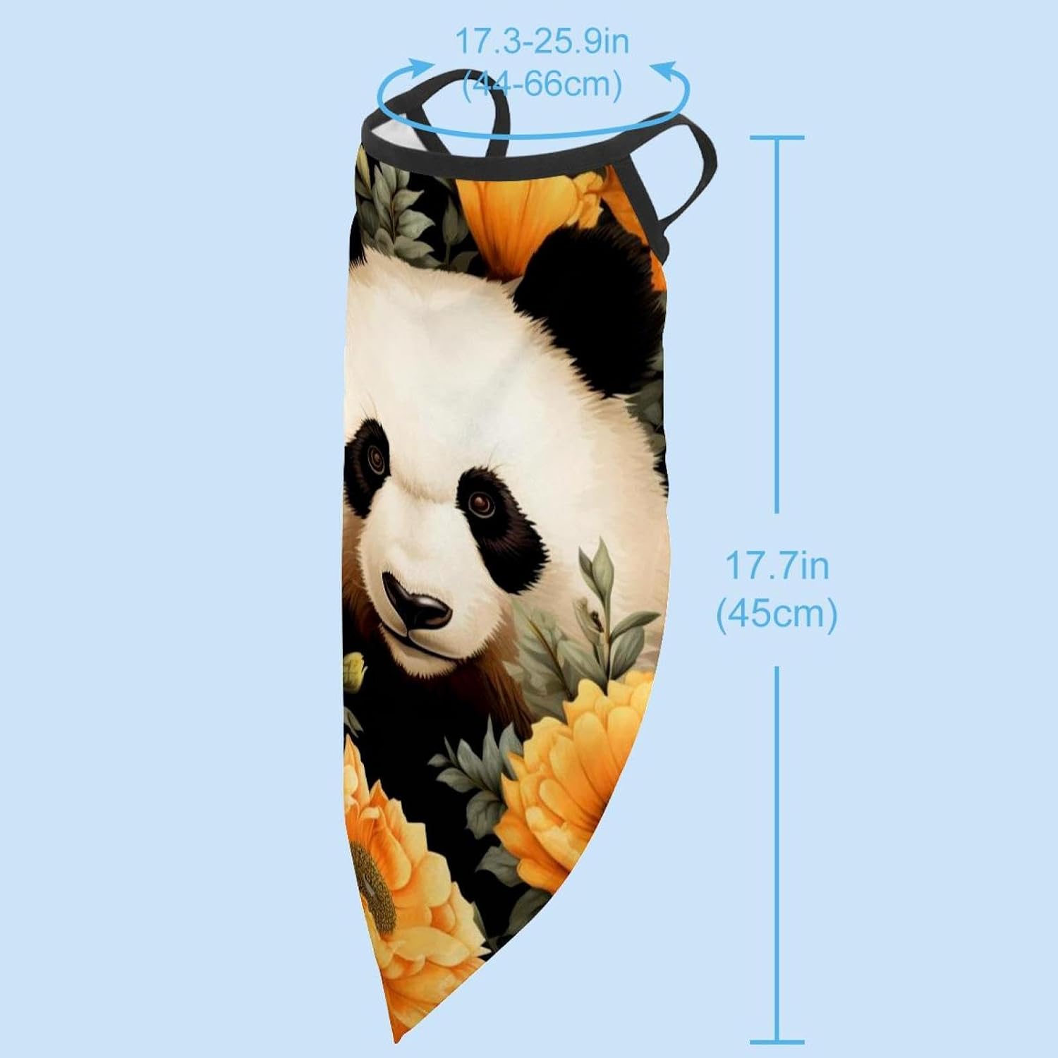 4 Pieces Cooling Neck Gaiter Face Cover for Sun Protection Doodle Face Mask Reflective for Men Women Fishing Cycling Hiking