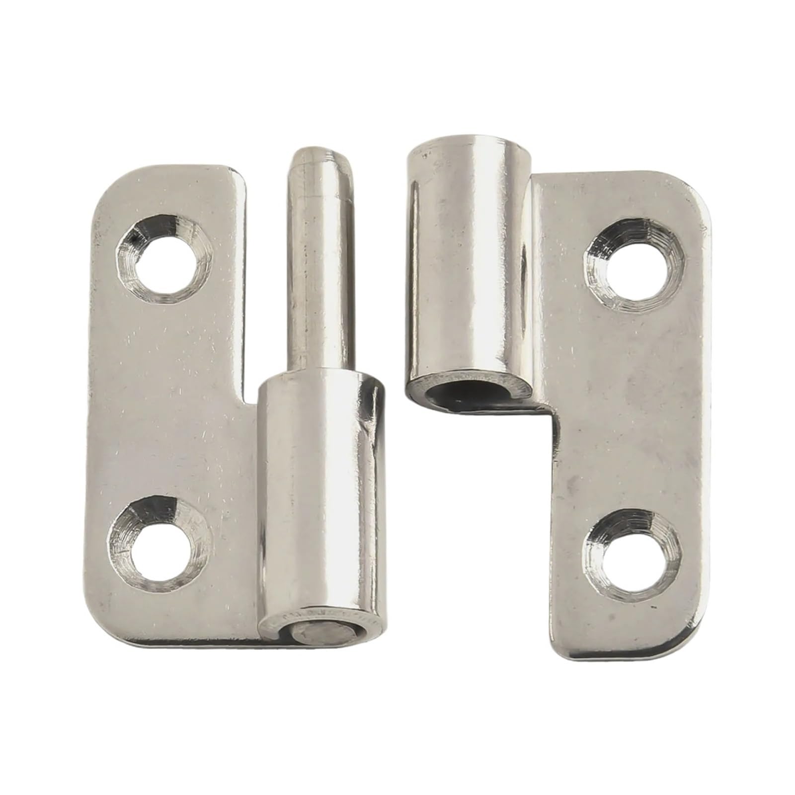 Ryqzhhy Left Lift Off Hinges Detachable Hinge Slip Joint Flag Lift Off Door Stainless Steel Heavy Duty Flat ﻿(Left)