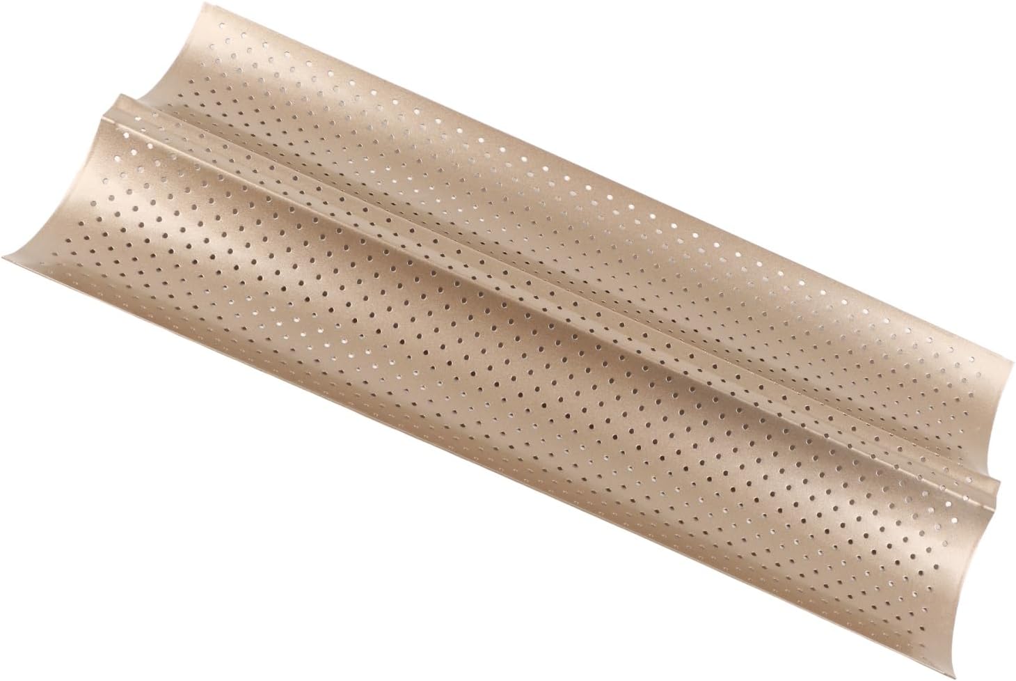 French Bread Pan for Making Baguettes, Sourdough Loaves, Rolls, 2 Slots