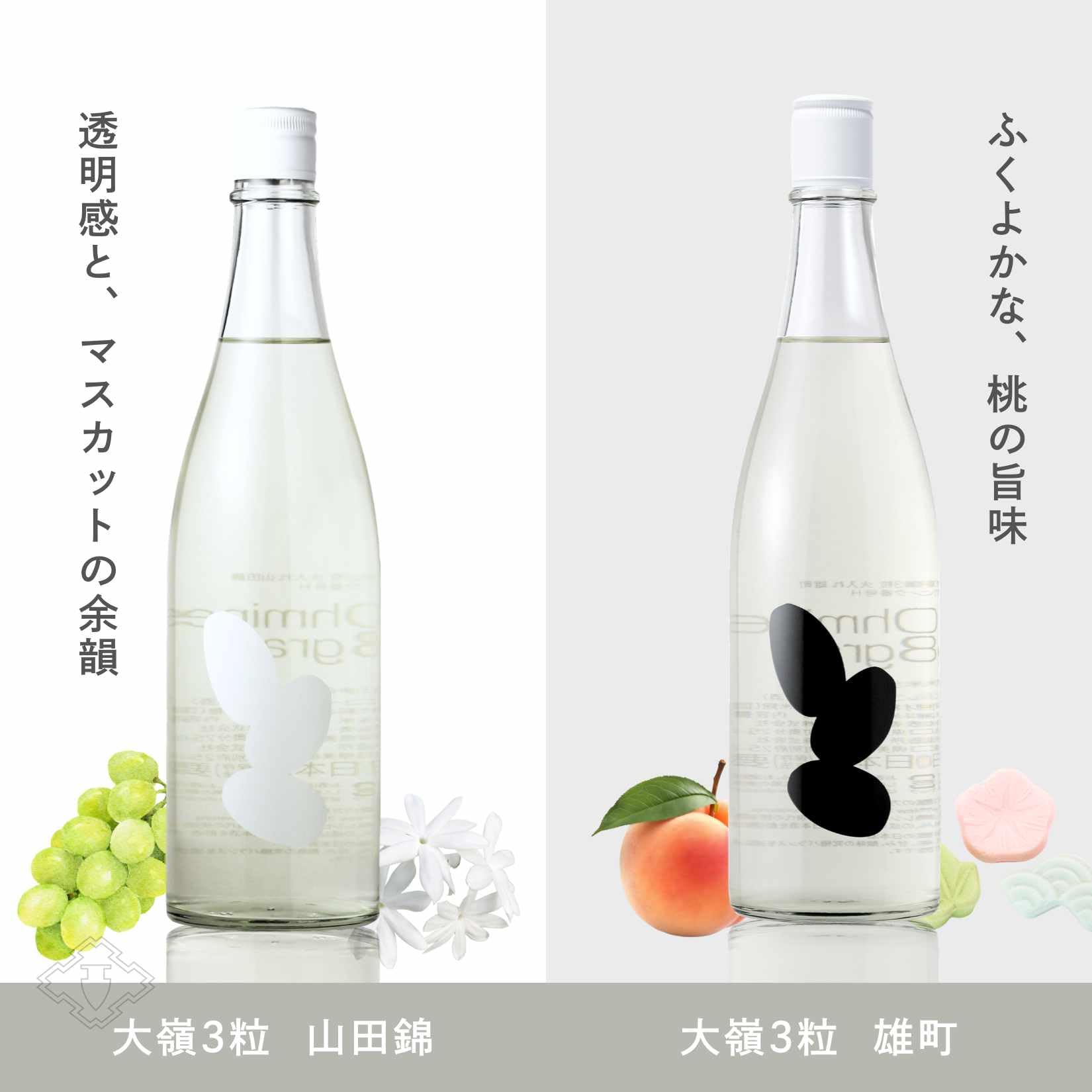 田酒　Ohmine（大嶺）　飲み比べセット　720ml Amazon.co.jp: 大嶺3粒カジュアルセット 720ml×2本 日本酒 飲み比べ