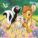 KoKoWill 5D DIY Diamond Painting Kit for Adults Kids, Full Drill Round Crystal Rhinestone Embroidery Cross Stitch Home Wall Decor Art Craft Canvas,Bambi Happy Days,11.81 x 11.81 inches