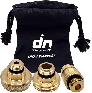 Gomet DN Autogas Parts LPG GPL Autogas Tank Safefill Refill Adapter Set M22 for All Europe ACME DISH EURONOZZLE with a Bag
