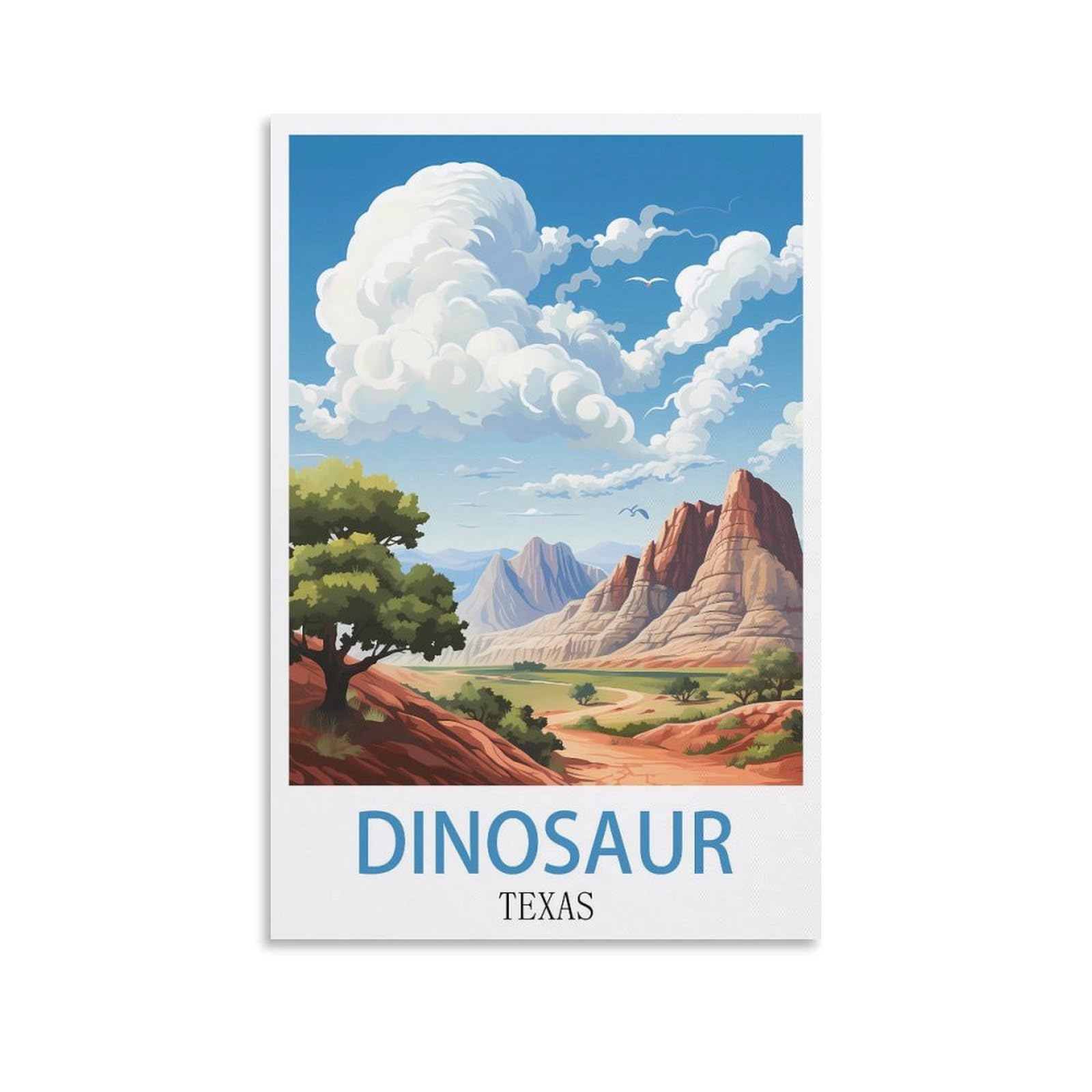 EZMLFA DIY 5D Diamond Painting Kits for Adults,Dinosaur Texas DIY Diamond Art Kits Gem Painting Crafts for Home Wall Decor 50x60cm