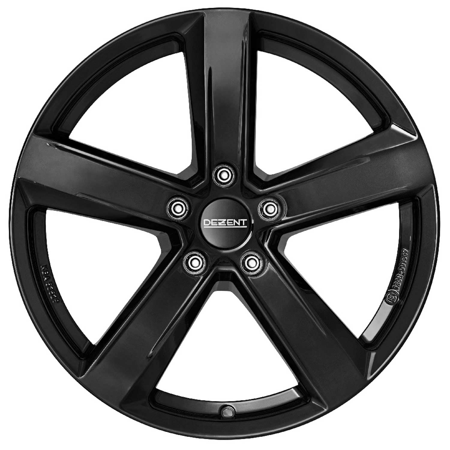 4x jantes en aluminium Dezent TU black 6.0Jx16 ET43 5x112