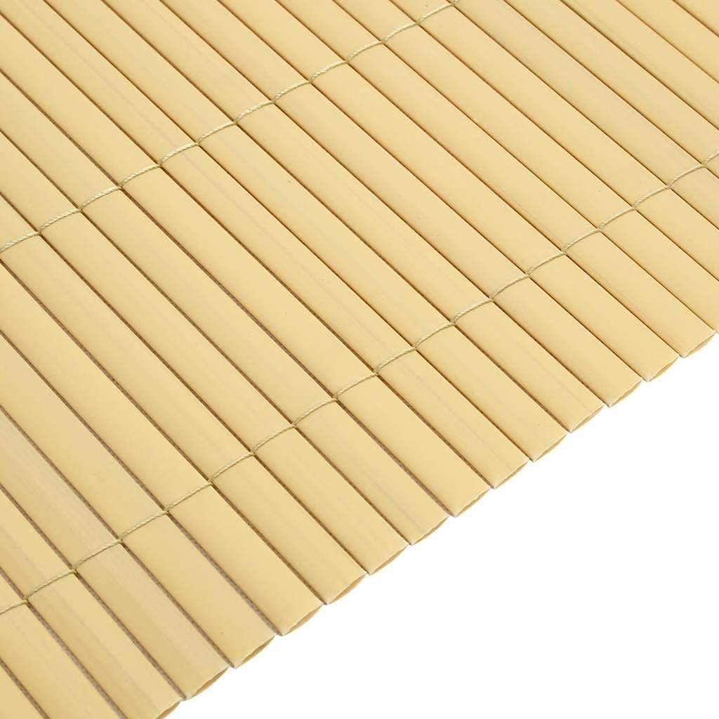 vidaXL Double-Sided Garden Fence Outdoor Terrance Backyard Fencing Privacy Screen Porch Blind Windbreak Fence Panel Barrier Edging Yellow - Image 5