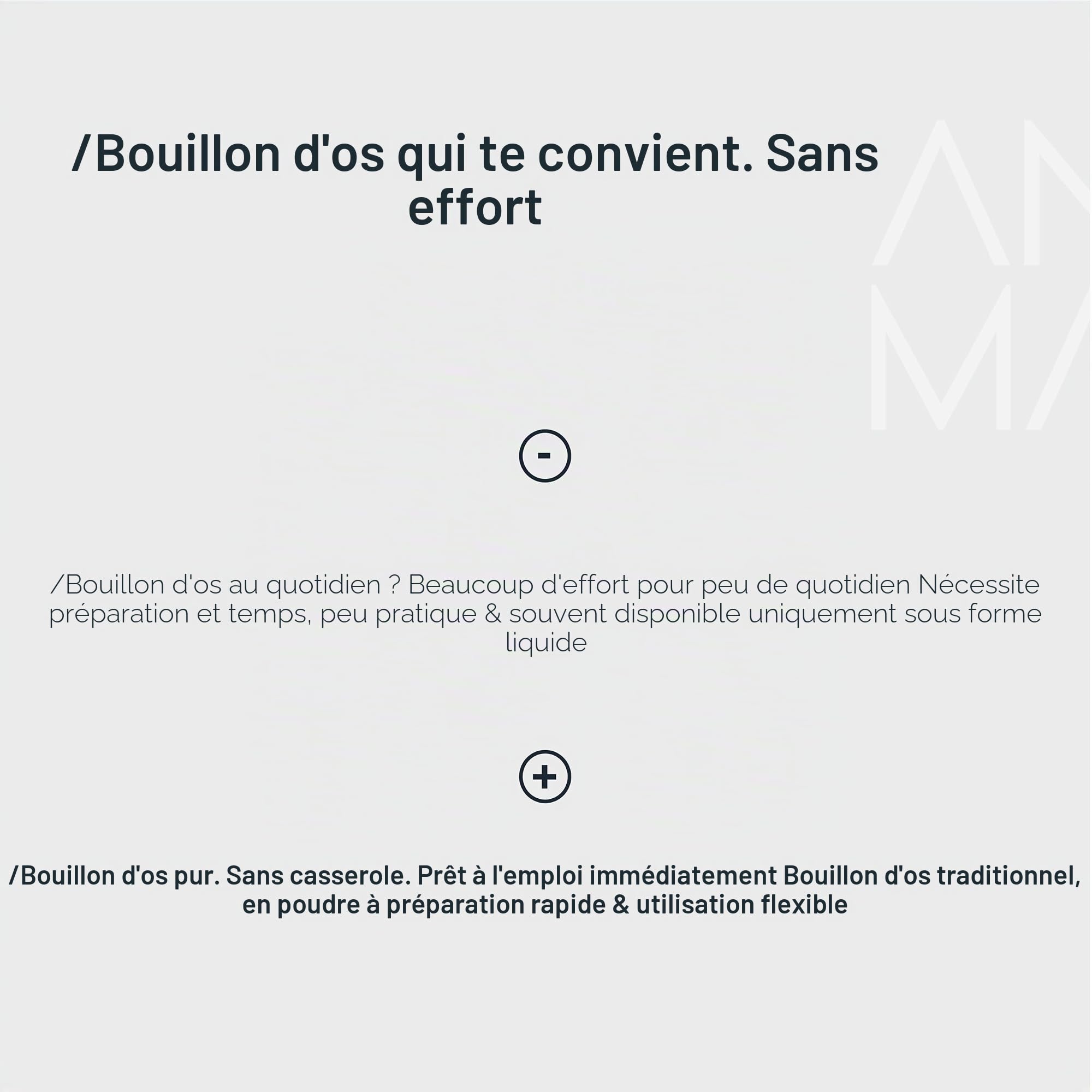 Bouillon d'os en poudre de bœuf de saule [500 g] – 50 portions – env. 81% de collagène – Fabriqué en Suède en Allemagne – Sans additifs, sans sucre et sans lactose – Certifié Bone Broth – Certifié